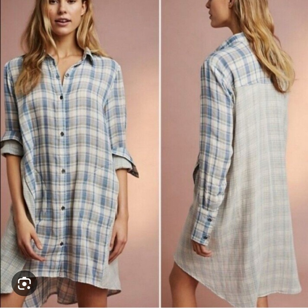 🎉HP🎉Anthropologie Saturday Sunday Collared Dress